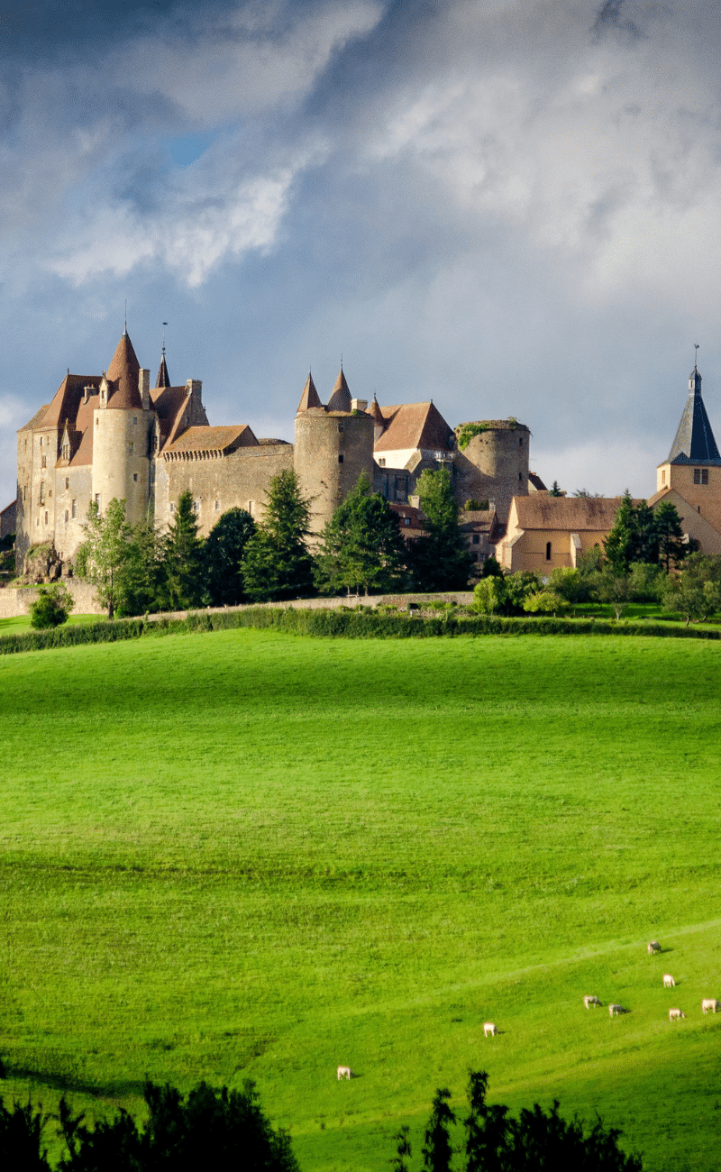 Medieval village of Châteauneuf, Burgundy